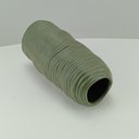Ver imagem 3 de Vaso Decorativo de Cerâmica Verde 26x13x13cm Enfeite Sala Mesa Estante Aparador