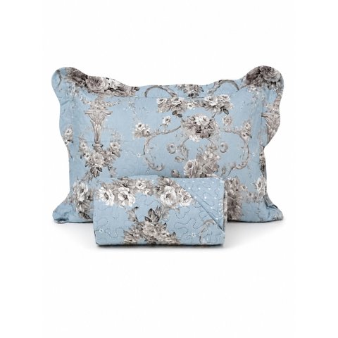 Kit Colcha Bouti Shabby Chic Casal 220x240cm 100% Poliéster - Rozac - Floral 3