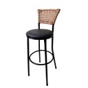 Ver imagem 2 de Kit 3 Banquetas Bistrô Hawaii Fendi Assento Preto