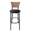 Ver imagem 3 de Kit 3 Banquetas Bistrô Hawaii Fendi Assento Preto