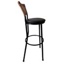 Ver imagem 4 de Kit 3 Banquetas Bistrô Hawaii Fendi Assento Preto