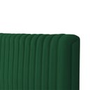 Ver imagem 3 de Cabeceira Cama Box Queen 1,60m Estofada Havai Veludo Verde