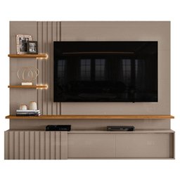 Estante Home Theater Suspenso Atena Fendi Naturale – Madetec - 1 Estante Home Theater Suspenso Atena Fendi Naturale – Madetec - 1