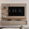 Estante Home Theater Suspenso Atena Fendi Naturale – Madetec - 4