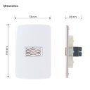 Ver imagem 3 de Conjunto 4x2 Campainha Cigarra 220V Linha B3 Margirius Cor:Branco