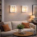 Ver imagem 6 de Kit 8 Arandelas Luminária com Lente Transparente Oval Branco Área Externa Interna Termoplástico L