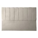 Ver imagem 1 de Cabeceira Casal King Estofada para Cama Box Dália Suede Bege