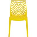 Ver imagem 4 de Kit 2 Cadeiras Gruvyer Design Cozinha Sala de Estar Jantar - Amarelo
