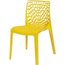 Ver imagem 2 de Kit 2 Cadeiras Gruvyer Design Cozinha Sala de Estar Jantar - Amarelo