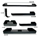 Ver imagem 2 de Kit de Acessórios para Banheiro Lavabo – 6 Peças Design Elegante e Durabilidade - Preto