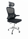 Ver imagem 3 de Cadeira de Escritório Ergonômica com Apoio de Lombar Premium em Tecido