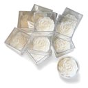 Ver imagem 1 de Kit 20 Lembrancinha Caixinha C/1 Vela Peônia Escultura