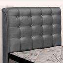 Ver imagem 6 de Cabeceira Cama Box Solteiro Ciara 90cm Botonê com Frame Linho Cinza - Abmaza