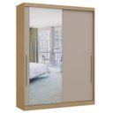 Ver imagem 1 de Módulo de Guarda-Roupa com Espelho 2 Portas 2 Gavetas Elegance Móveis Castro