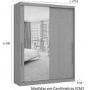 Ver imagem 4 de Módulo de Guarda-Roupa com Espelho 2 Portas 2 Gavetas Elegance Móveis Castro