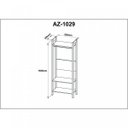 Ver imagem 6 de Módulo para Closet com Cabideiro Az Branco/Nogal