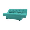 Ver imagem 3 de Sofá Cama Esmeralda Veludo Verde Menta E437 - Matrix