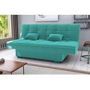 Ver imagem 1 de Sofá Cama Esmeralda Veludo Verde Menta E437 - Matrix