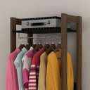 Ver imagem 5 de Módulo para Closet Aberto Az Preto/Nogal