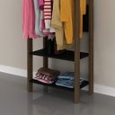 Ver imagem 4 de Módulo para Closet Aberto Az Preto/Nogal