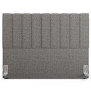 Ver imagem 3 de Cabeceira Cama Box Casal King 195 Cm Dália W01 Linho Mescla Chumbo - Lyam Decor