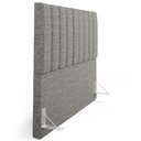Ver imagem 6 de Cabeceira Cama Box Casal King 195 Cm Dália W01 Linho Mescla Chumbo - Lyam Decor