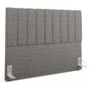 Ver imagem 2 de Cabeceira Cama Box Casal King 195 Cm Dália W01 Linho Mescla Chumbo - Lyam Decor