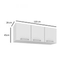 Ver imagem 5 de Armário Aéreo 3 Portas Iara 