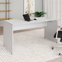 Ver imagem 1 de Mesa Executiva Diretor Dinâmica 1,5 m X 0,70 m Corporativa com Bordas Chanfradas e Caixa de Tomadas