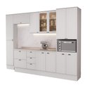 Ver imagem 2 de Armário de Cozinha Completa com Balcão Milla Lucy Vibe Carraro Branco