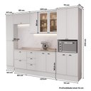 Ver imagem 5 de Armário de Cozinha Completa com Balcão Milla Lucy Vibe Carraro Branco