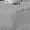 Ver imagem 1 de Capa de Colchão Impermeável Matelado Queen Size Cinza