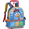 Mochila Escolar de Rodinhas Galinha Pintadinha Personalizavel Infantil - 1
