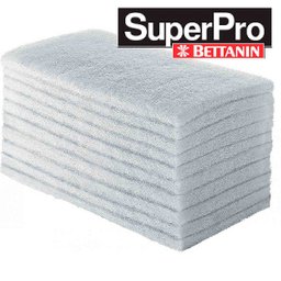 Kit 50 Unidades Fibra Leve Branca Superpro Bettanin 22,5 X 10 Cm para Limpeza de Acabamento de Super - 2