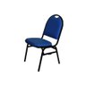 Cadeira Hoteleira Auditório Hotel Empilhável Fixa Azul - 4