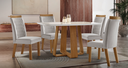 Ver imagem 1 de Mesa Atlanta 1,10 com 4 Cadeiras Tóquio Linha Premium Cinza Claro