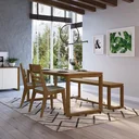 Ver imagem 4 de Mesa De Jantar 4 Lugares retangular Madeira Maciça Craft