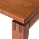 Ver mais imagens de Mesa de Jantar 4 Lugares Retangular Madeira Maciça Craft Marrom/Garapa