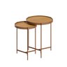 Conjunto Mesa Lateral Aqua Imcal Nature Cobre Redonda - 3