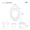 Assento Sanitário Termofixo Sabatini Branco para Vaso Icasa - 5