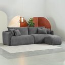 Ver imagem 1 de Conjunto Sofá 280cm e Puff Comfy CabeCasa MadeiraOriginals
