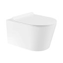 Ver imagem 1 de Liss Bacia Convencional Suspensa + Assento + Acessorios Fixacao White Cromado - Docol Docol Louças