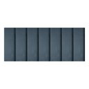 Ver imagem 2 de Cabeceira Painel Modular Paris Veludo Queen 160cm 8 Modulos:cinza