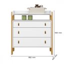 Ver imagem 6 de Quarto Bebê Completo Berço Vira Cama e Comoda Trocador 3 Gavetas Doce Sonho Qmovi