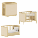 Ver imagem 2 de Berço Evolutivo 3 em 1 de Madeira com Palinha Linha Paglia Quater Móveis