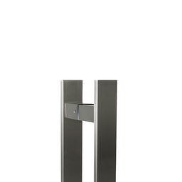 Puxador para Porta Escovado Barra Chata Reto H 30cm - 3