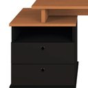 Ver imagem 7 de Mesa para Escritório Escrivaninha Home Office Versa A02 Freijó Preto - Lyam Decor