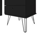 Ver mais imagens de Mesa para Escritório Escrivaninha Home Office Versa A02 Freijó Preto - Lyam Decor