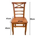 Ver mais imagens de Mesa de Jantar Madeira Maciça 200 X 90 com 08 Cadeiras Abc Sudeste Rústico