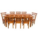 Ver imagem 4 de Mesa de Jantar Madeira Maciça 200 X 90 com 08 Cadeiras Abc Sudeste Rústico